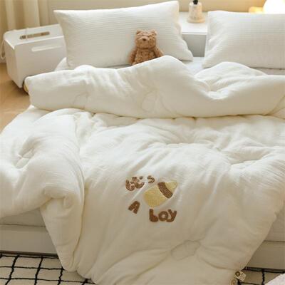 Nei双Ne纱i宝|新款ali-1684A类儿童层贝夏被春秋被冬被四季款贴身