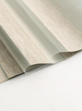 柔纱帘防水防霉渐IRN变双层能卧室升降帘智电动全帘遮光卷窗成品