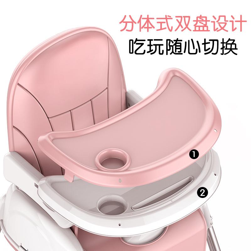 餐婴儿童家用吃饭桌多功5521能可折叠座椅子小孩椅bb子凳旋转