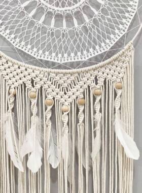 装印第安5QAW0公分大号梦网室挂内创意挂饰婚庆捕婚礼捕梦网家居
