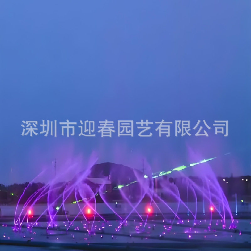 大型程控音乐喷泉全套设备河道跑泉厂家户外水池鱼池涌泉控制系统