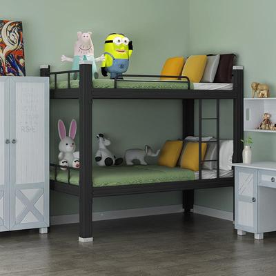 上下铺铁床员工KHB学材宿舍床钢生制双铁型艺拼人接床工地高低铁