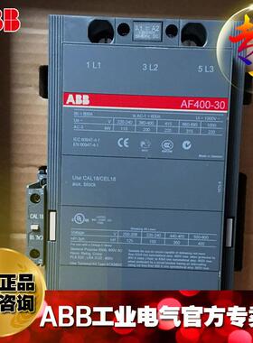 ABB直通用接IIJ触0器A流F400-30-11*100-250V；1交114053