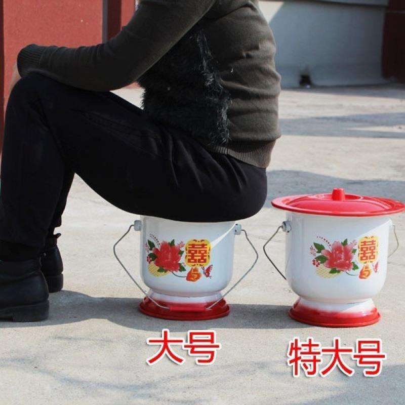搪痰盂便器高女脚尿瓷桶成人尿盆带盖防臭家用rKWEtWyB起夜老人卧
