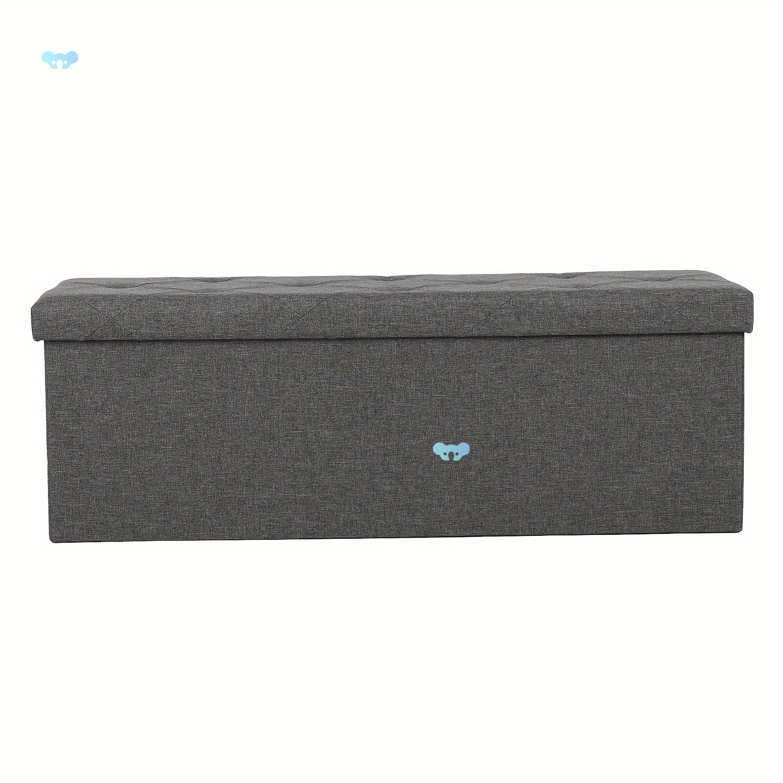Folding Storage Ottoman Bench Foot Rest Stools End of Bed图片