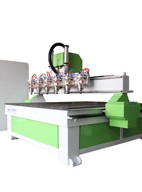 d6t2木15991工拖六平面木D工m浮雕大一型一拖六雕刻机一拖六浮雕