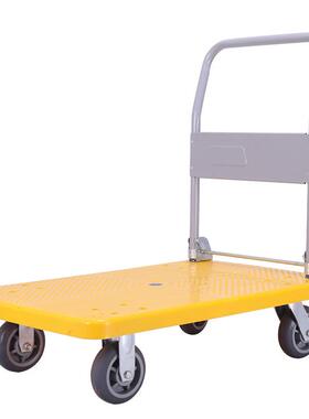 平车塑料运推车静音板小推车搬重QWN车货车折叠拉货车耐用型平板