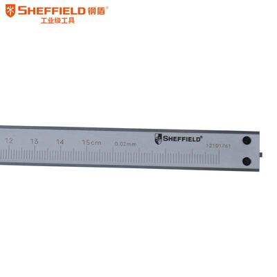 钢（SHEFFIELD）S07100XRH机械游标卡尺150盾mm1不锈钢卡尺