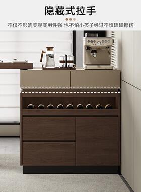 A6T意式ESZ户简缩约可伸吧台一体柜小型家隔用沙发侧边柜客厅断储
