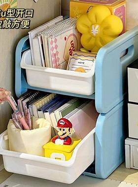 粉色架Hd10rcWf宿舍桌下书落地上架桌面桌置物可移动小推车多层储