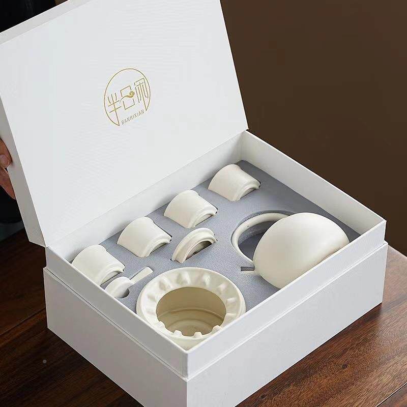 家陶瓷中式蜡烛暖茶炉座用茶底壶温茶道炉温茶器套茶围炉烤茶