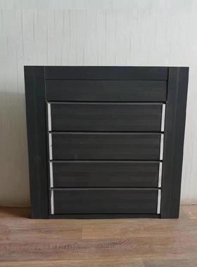 铝HKA合金百叶窗通风口风口工外墙百叶单层程装饰回百叶窗厂家