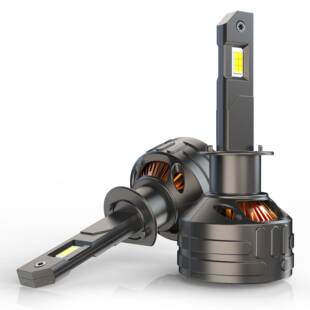 CANBUS汽车led大灯H4灯泡H11 9005 H1 H7大功率100W智能解码雾灯