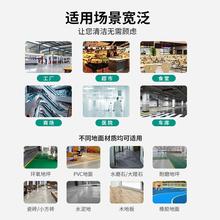 小面积转弯工ZHH过道车手推式洗机商地用无线电动拖地机业间拖地