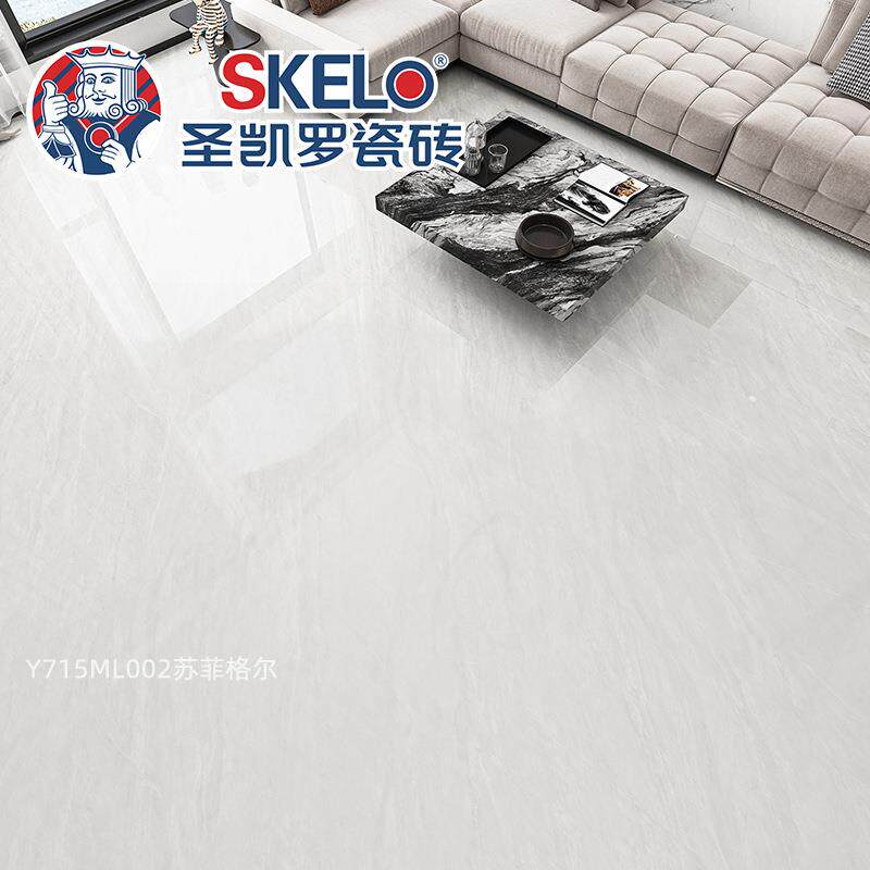 珠圣凯罗岩55度珍白密缝板滑胚瓷砖750x1500客KKD厅别墅墙砖防地
