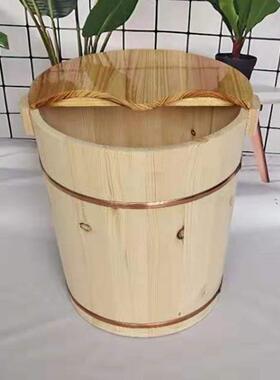 5ZW无MKL漆足木桶浴木盆桶足浴洗脚盆足洗脚桶泡脚桶浴桶实木米桶