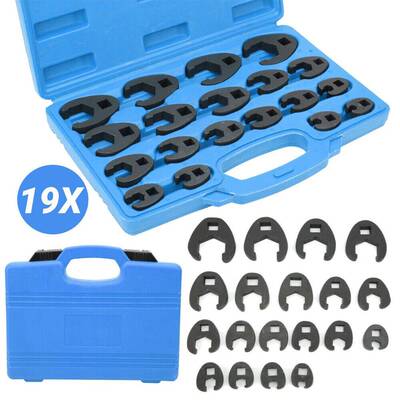 19pcs8理角母油管扳手汽修油路修工JFG螺具扳手正时工具维修节油