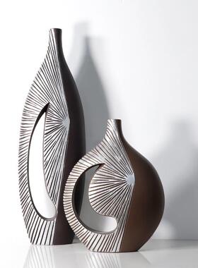 现代中简约花瓶客厅新关电视柜插花器装ES-A6162饰摆式件样板房玄