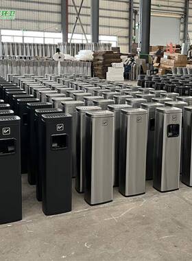 吸烟外不锈钢户带廊走CPI大堂圾桶酒店商用灰柱商垃场立式道烟灰