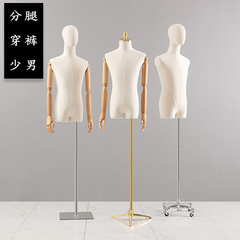 服装店模特道具男半身韩版人台带头手橱窗展示架全身假人体模特架
