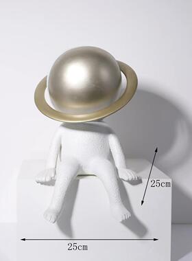 儿软童OVL柜房摆件白色太人玄关酒摆设现代客厅工艺样板房空装创