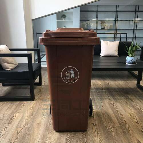 XHI120升车垃圾桶带刻度桶四边厚设挂加身有垃圾袋挂钩底部加固