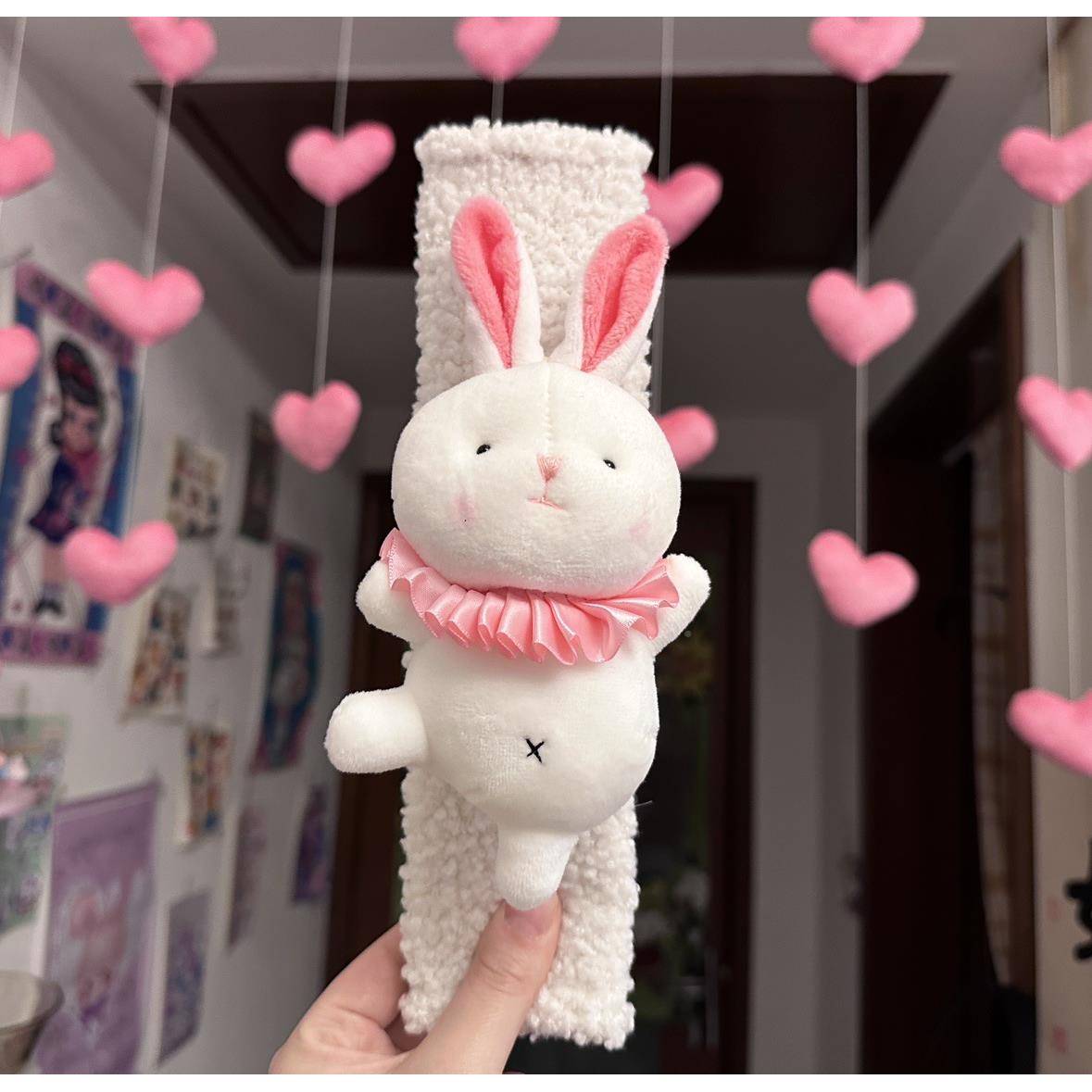 芭蕾小汽车内饰头护颈枕女款可爱内羊无品牌/饰车用品安枕全带护