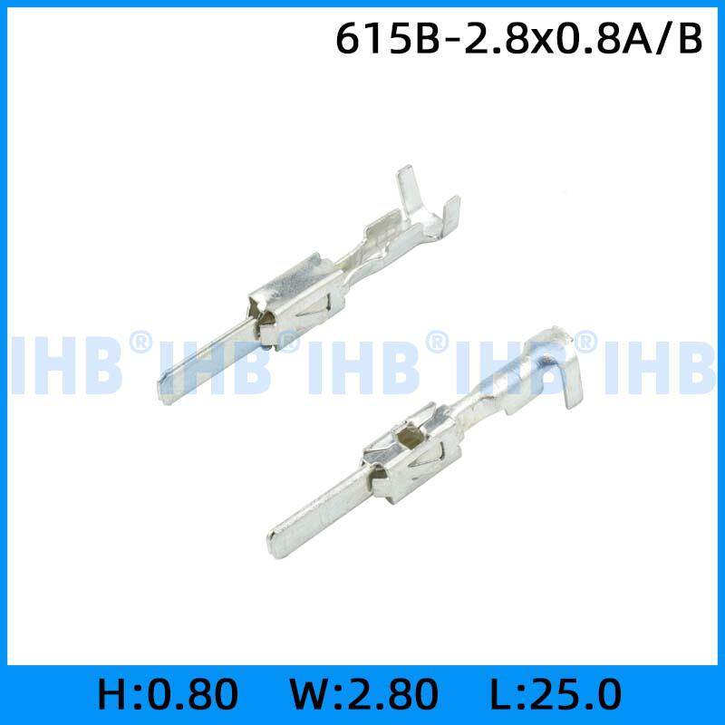 无品牌/615B-2.0.8A/B连接x器插簧8插片镀对插公母连绕端锡子接线