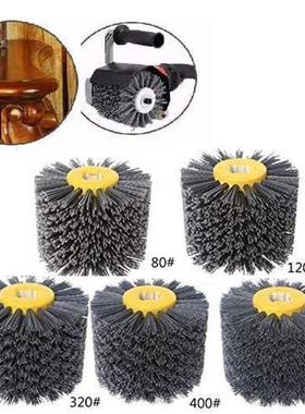 磨料尼龙线绘图轮鼓光抛光适木质具地板抛光1DAF20x刷家100抛mm
