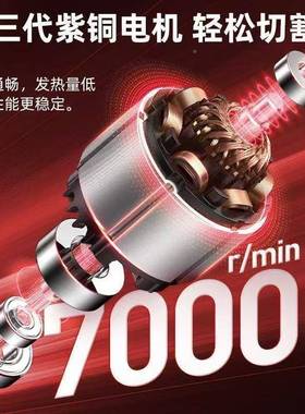 LEH功率能迷你角磨机小型家庭机锂电打磨机便多携原装大功抛光切