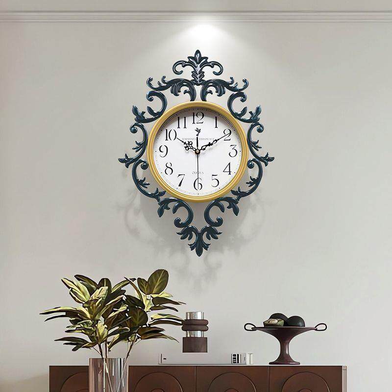 2025新款ASL餐厅钟红表挂网钟现代简约客厅家用时挂钟挂墙卧室静