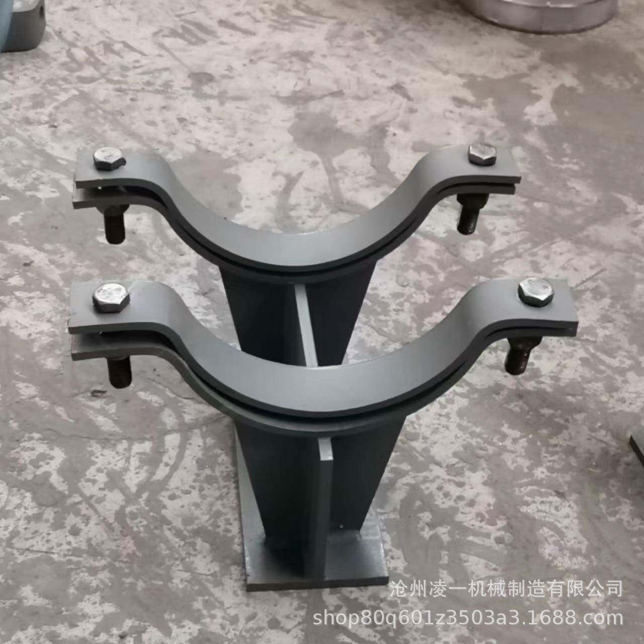 动J2管夹管托J焊4固定滑T01型H型架空水平接固定管托支式座