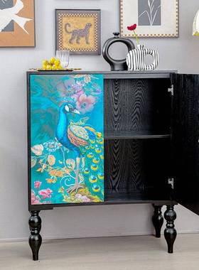 餐柜现代简边约客厅备靠墙茶柜子储物柜酒柜厨GQB房碗柜餐厅餐柜