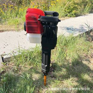 便携式汽油动力打地基冲击夯 大功率汽油镐路面破碎铲厂家直销