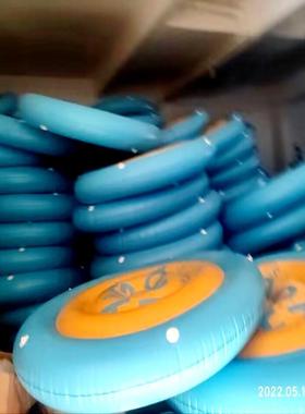 厂家生产销售p形v充充气圆形浮排充气圆形水床气90990c圆浮床