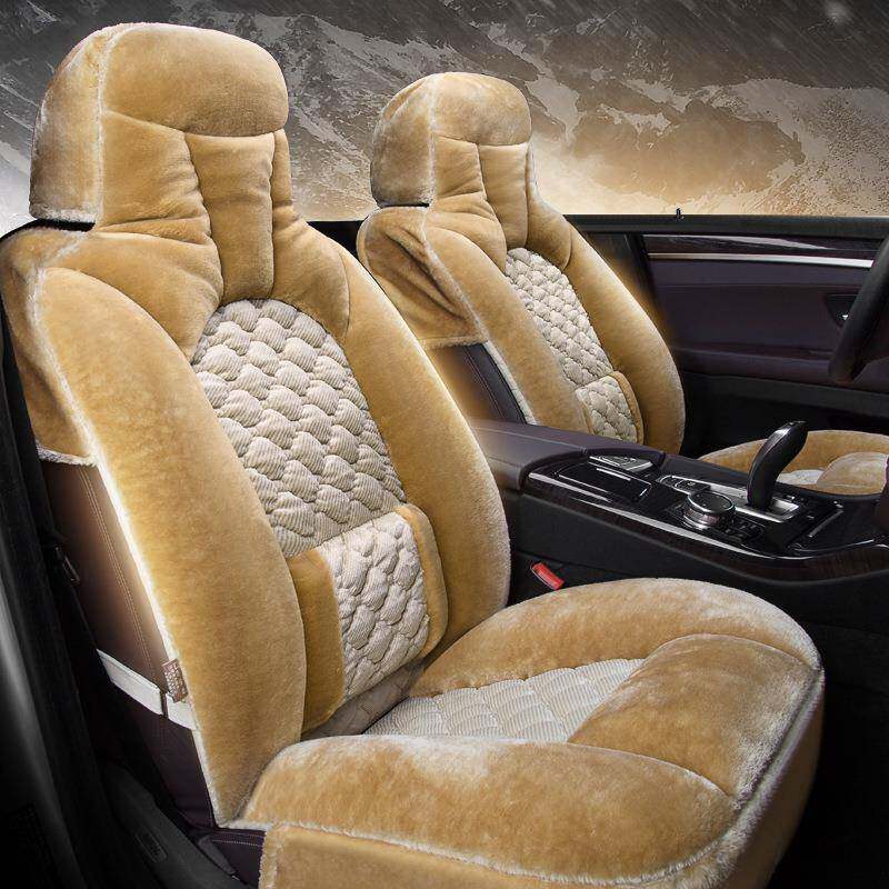 汽车坐垫季垫毛绒新款全包座途观冬荣威R5逍274X客凌度阁座套L363