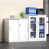 办公室文件矮柜带锁钢工制资料收纳物柜阳台AI001具柜移门柜储密