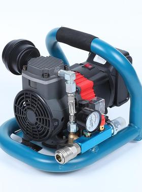 车载携式锂电气缩机97053直流交充小型无线打气便泵无空缸锂电压