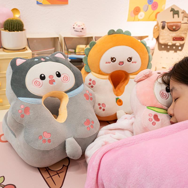 睡神枕趴小20240304睡午枕办公室抱枕女生睡觉午睡器学生午休趴枕