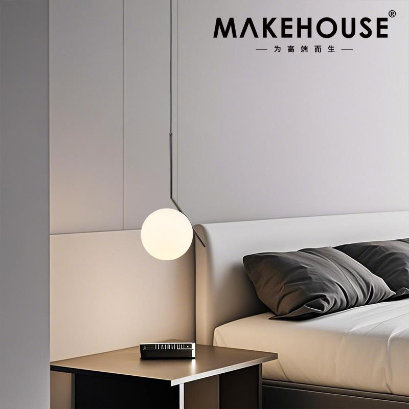 K全铜高端床头吊灯i代c经典MJYWAEHOUSE极简约现厅卧室高级设客计