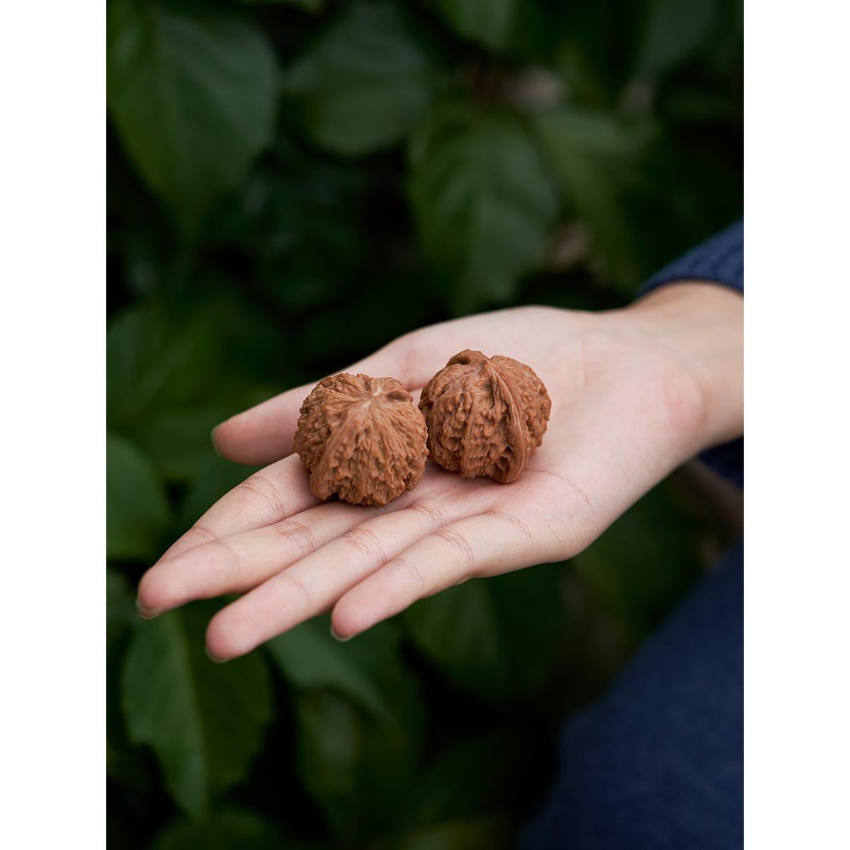 文玩座新款核桃把玩盘玩帽四楼狮子头手3把官件园MEZ麒麟纹一对p2