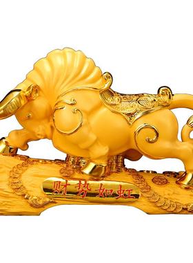 财如水2如虹牛财饰品招财进宝生装肖牛商务公司开业修VHP001