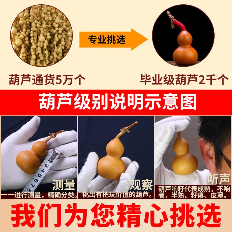 玩葫芦手把件高端文葫芦绕指玩柔精品异文DGE形紫皮独小把玩天然