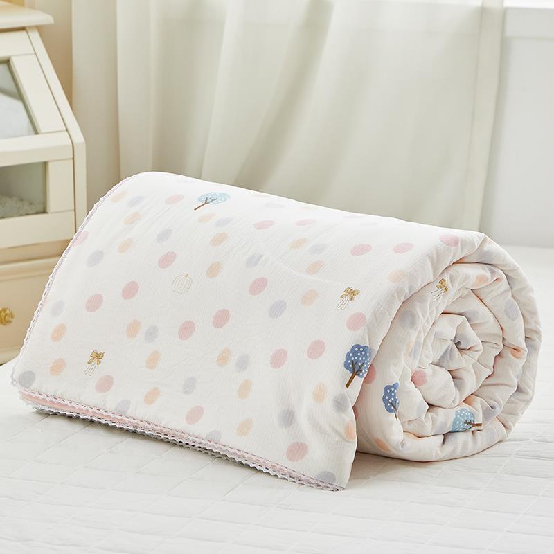 多喜棉夏薄被单机人爱sghdj双人夏季学生宿花舍空调被可水洗洗被