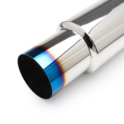 汽车装赛器车锈改钢排气管消不声72315烧蓝排气管尾喉