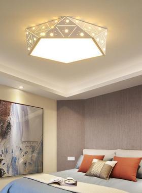 卧室灯现简约温馨漫lYH8046ed吸顶灯灯代圆形客厅浪灯儿童房间书