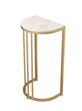 意式奢岩板花盆架置物架简43570花约客艺术几电视柜旁创厅意半圆