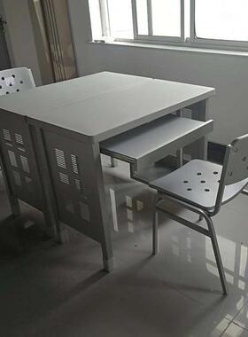 制式电制JFG脑桌舍钢三制二斗斗学习宿桌椅式办公桌