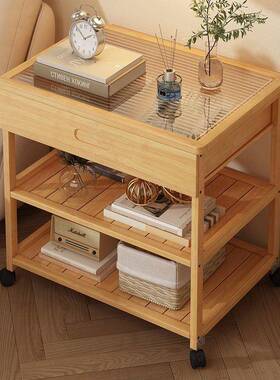 床头柜简约现简小型家用收纳柜架子储物柜代置TWX物卧室易储物出