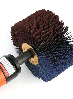 百马BM-抛B菠L88气动萝蜜异形打磨机砂线布轮底漆木LFE工凹槽条光